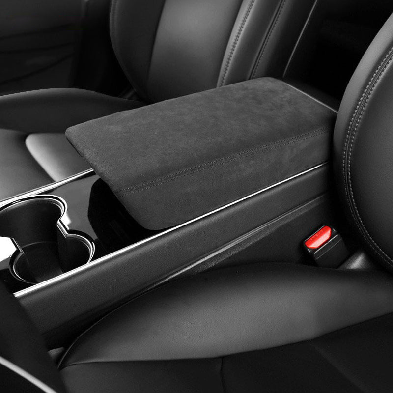 Alcantara Armrest Cover For Tesla Model 3/Y (2017+) - T-Launch