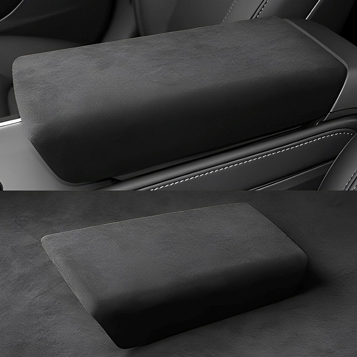 Alcantara Armrest Cover For Tesla Model 3/Y (2017+) - T-Launch