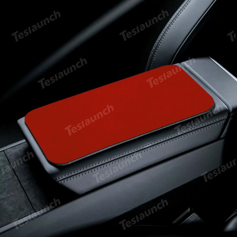 Alcantara Center Console Armrest Box Protective Pad Sticker For 2024+ Model 3 Highland - T-Launch