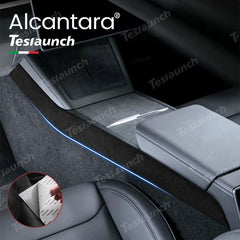 Alcantara Center Console Side Trim Sticker Cover For 2024+ Model 3 Highland (2 Pcs) - T-Launch