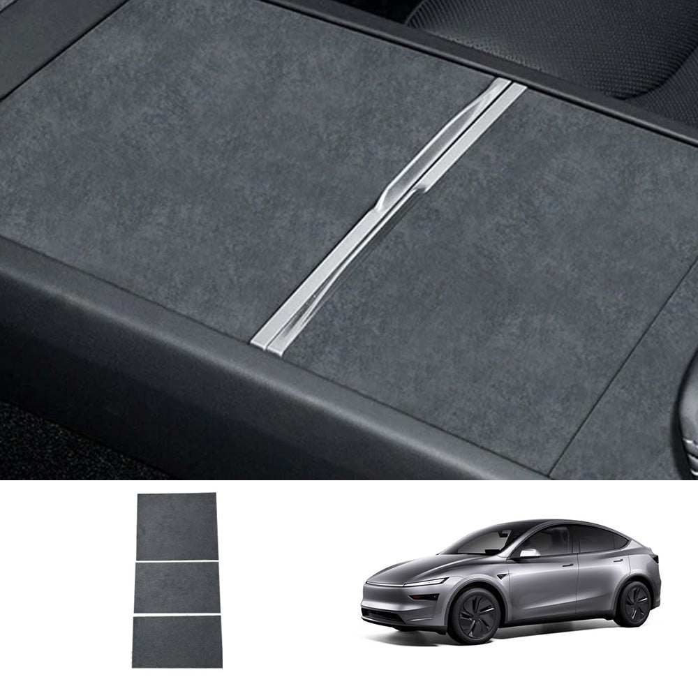 Alcantara Center Console Sticker Cover for Tesla Model Y Juniper 2025+ - T-Launch