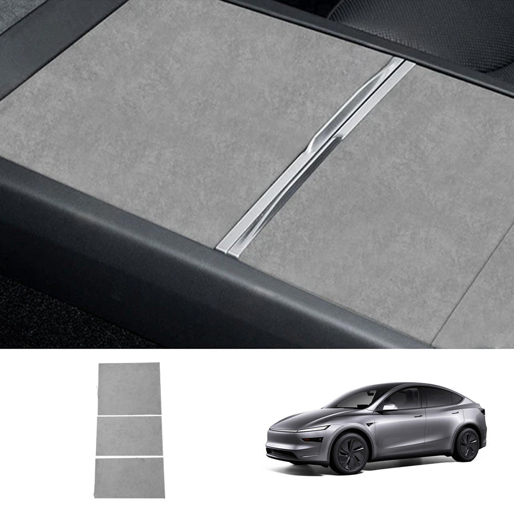 Alcantara Center Console Sticker Cover for Tesla Model Y Juniper 2025+ - T-Launch