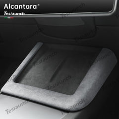 Alcantara Central Control Charging Frame Cover for Tesla Model 3 Highland Standard 2025+ - T-Launch