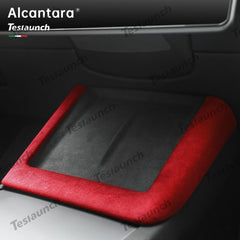 Alcantara Central Control Charging Frame Cover for Tesla Model 3 Highland Standard 2025+ - T-Launch