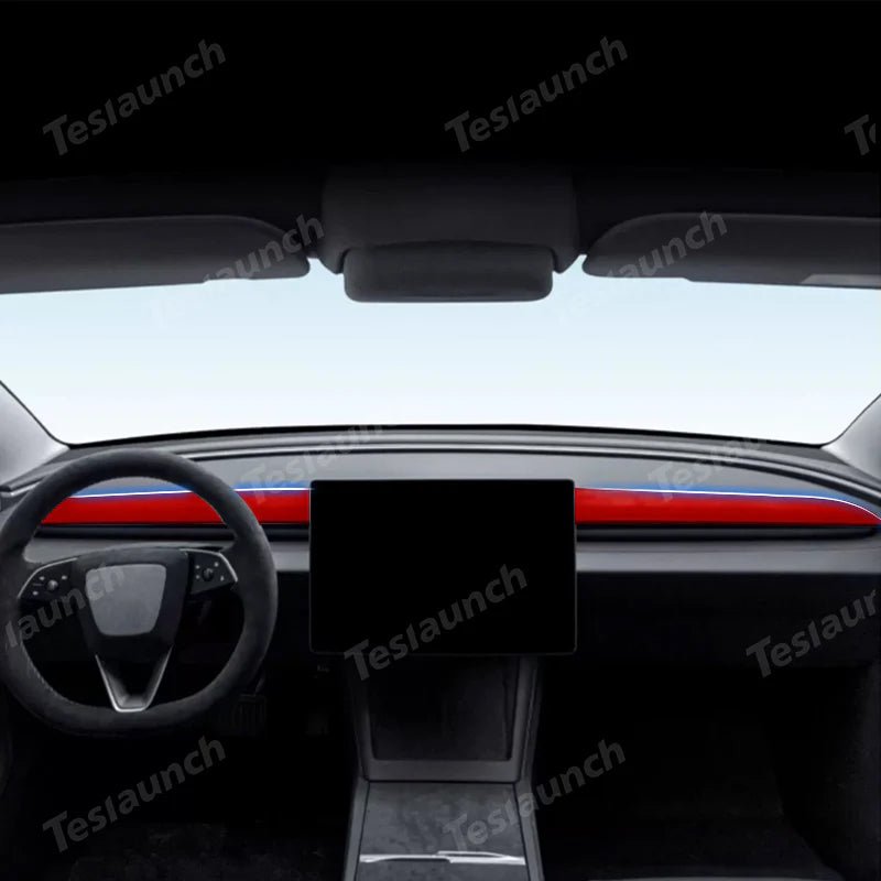 Alcantara Dashboard Fabric Decorative Sticker Cover For 2024+ Model 3 Highland - T-Launch