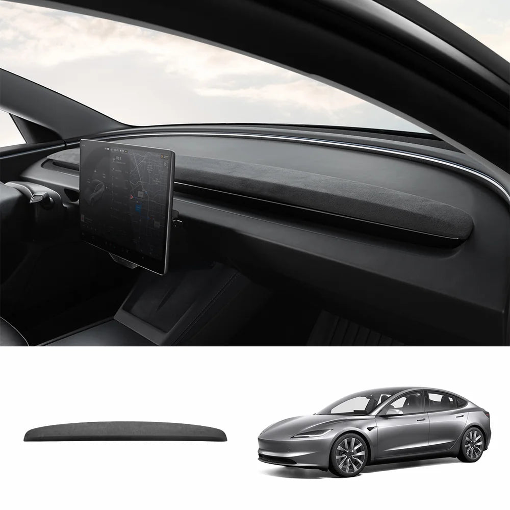 Alcantara Dashboard Replacement Panel for Tesla Model 3 Highland 2024+ / Model Y Juniper 2025+ - T-Launch