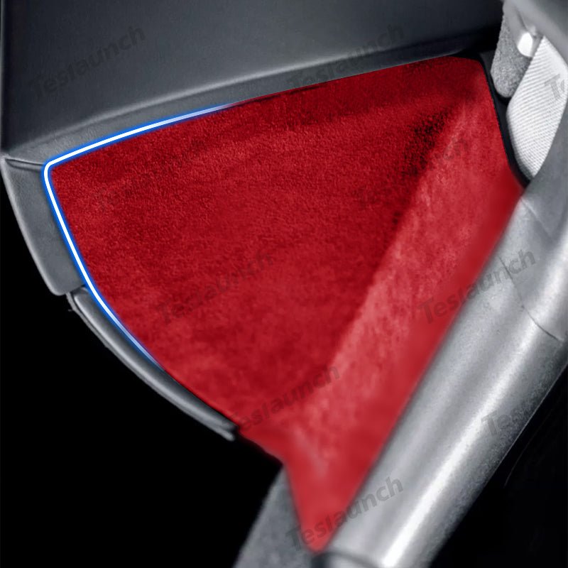 Alcantara Dashboard Sides Triangular Stickers 2 PCS For 2024+ Model 3 Highland - T-Launch