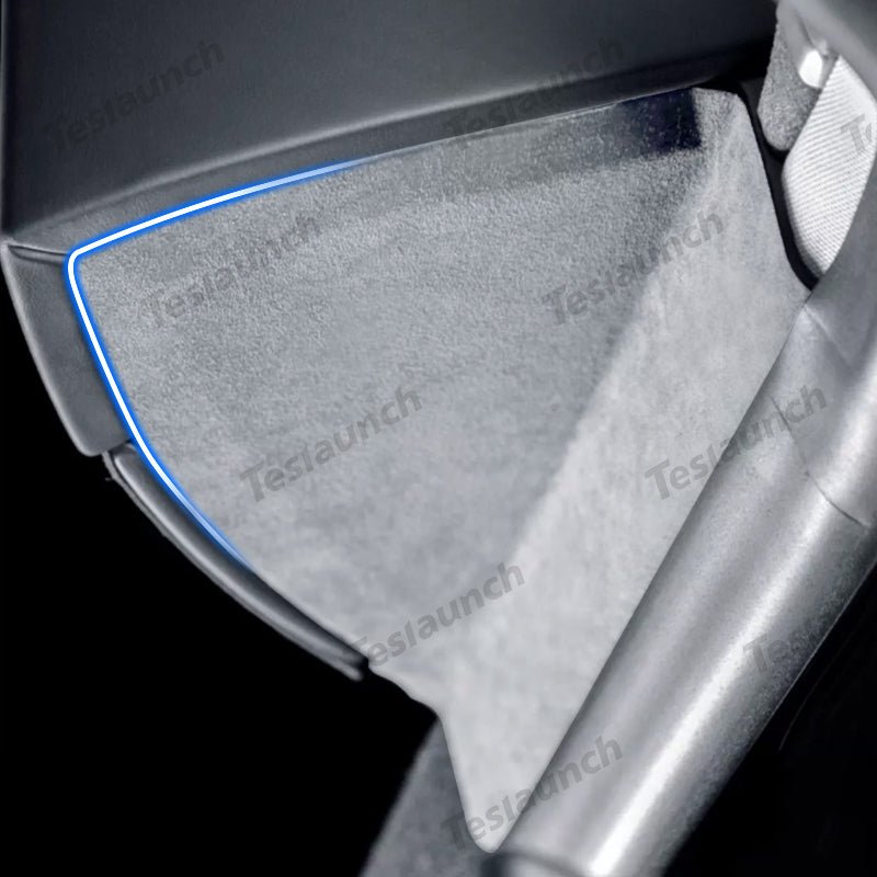 Alcantara Dashboard Sides Triangular Stickers 2 PCS For 2024+ Model 3 Highland - T-Launch