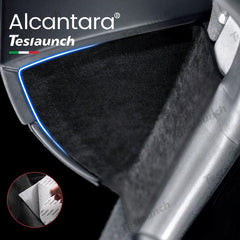 Alcantara Dashboard Sides Triangular Stickers 2 PCS For 2024+ Model 3 Highland - T-Launch