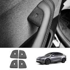 Alcantara Door Button Switch Cover for Tesla Model Y Juniper 2025+ (4 Pcs) - T-Launch