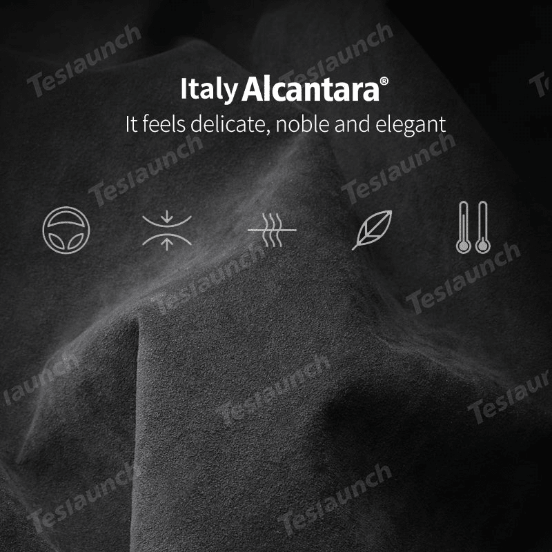 Alcantara Door Button Switch Cover Sticker 4 PCS For 2024+ Model 3 Highland - T-Launch