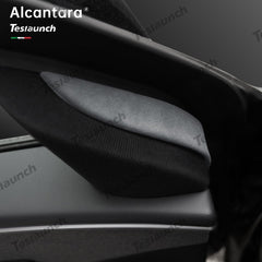 Alcantara Front Doors Triangle Trim Cover 2 PCS For 2024+ Model 3 Highland - T-Launch