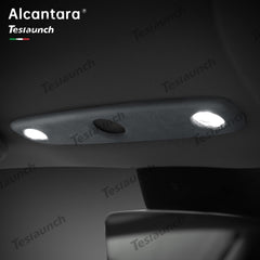 Alcantara Front Reading Light Cover for Tesla Model Y Juniper 2025+ - T-Launch