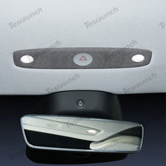 Alcantara Front Reading Light Cover Sticker for Tesla Model Y Juniper 2025+ - T-Launch
