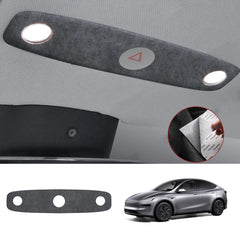 Alcantara Front Reading Light Cover Sticker for Tesla Model Y Juniper 2025+ - T-Launch