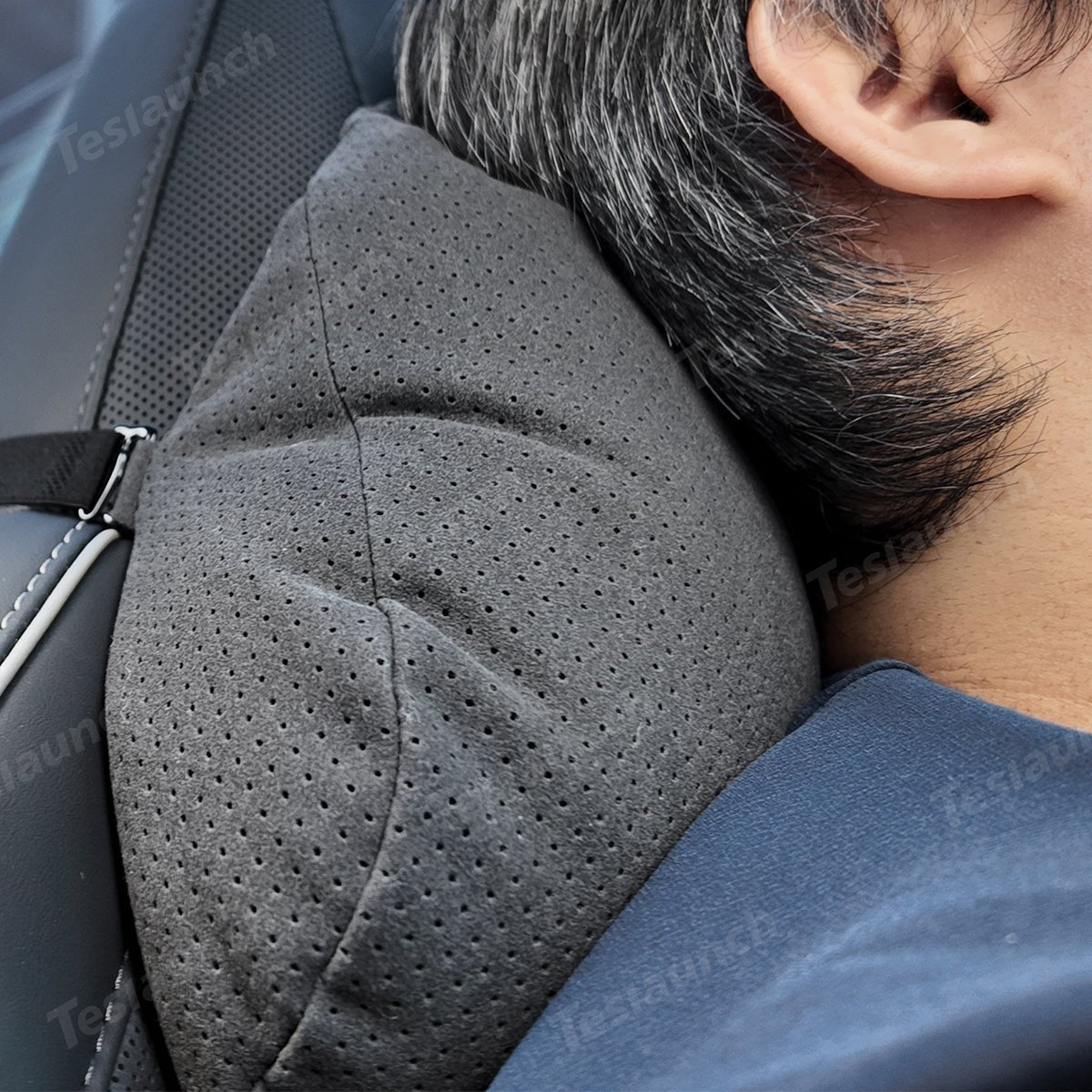 Alcantara Neck Support Pillow for Tesla Cybertruck - T-Launch