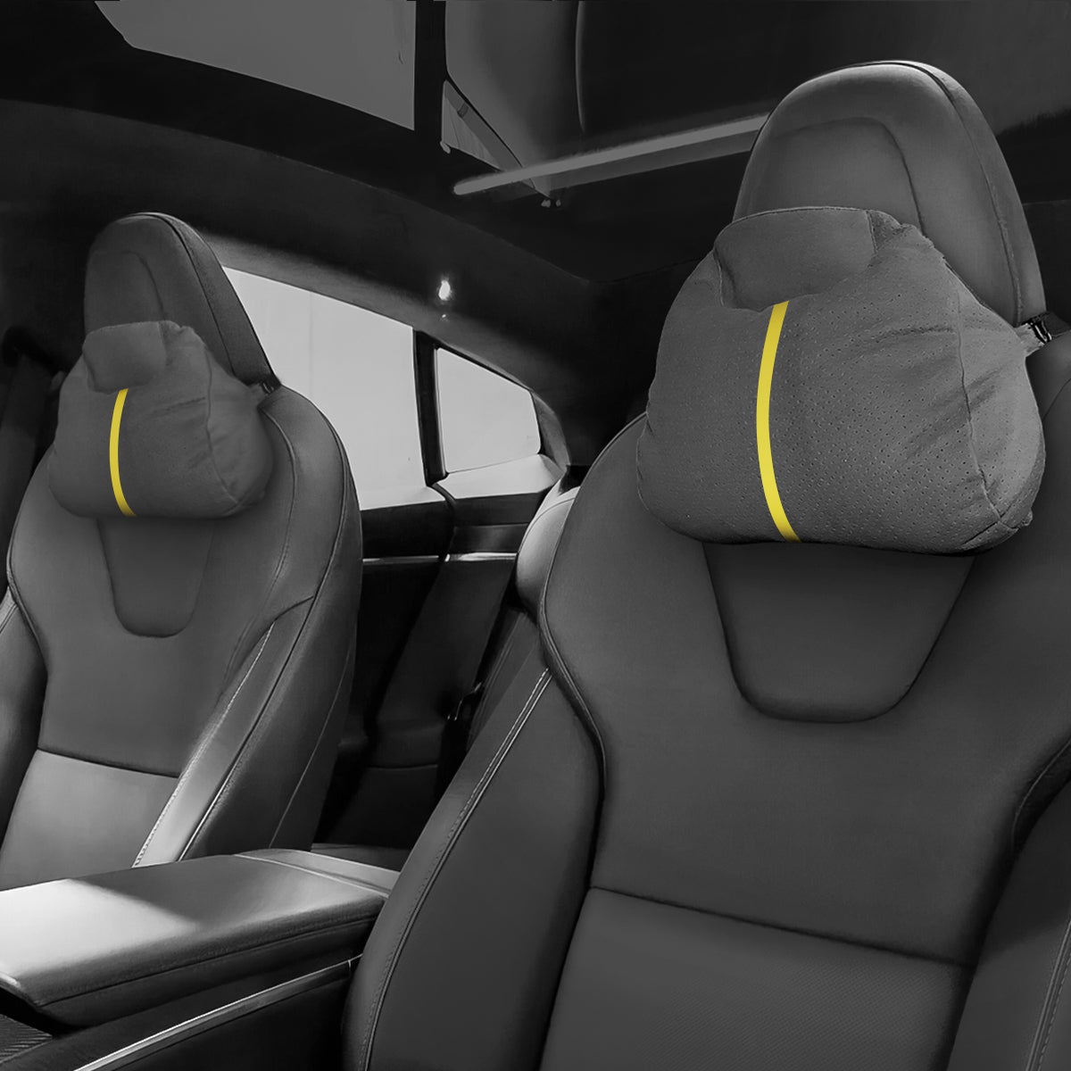 Alcantara Neck Support Pillow for Tesla Model S/X - T-Launch