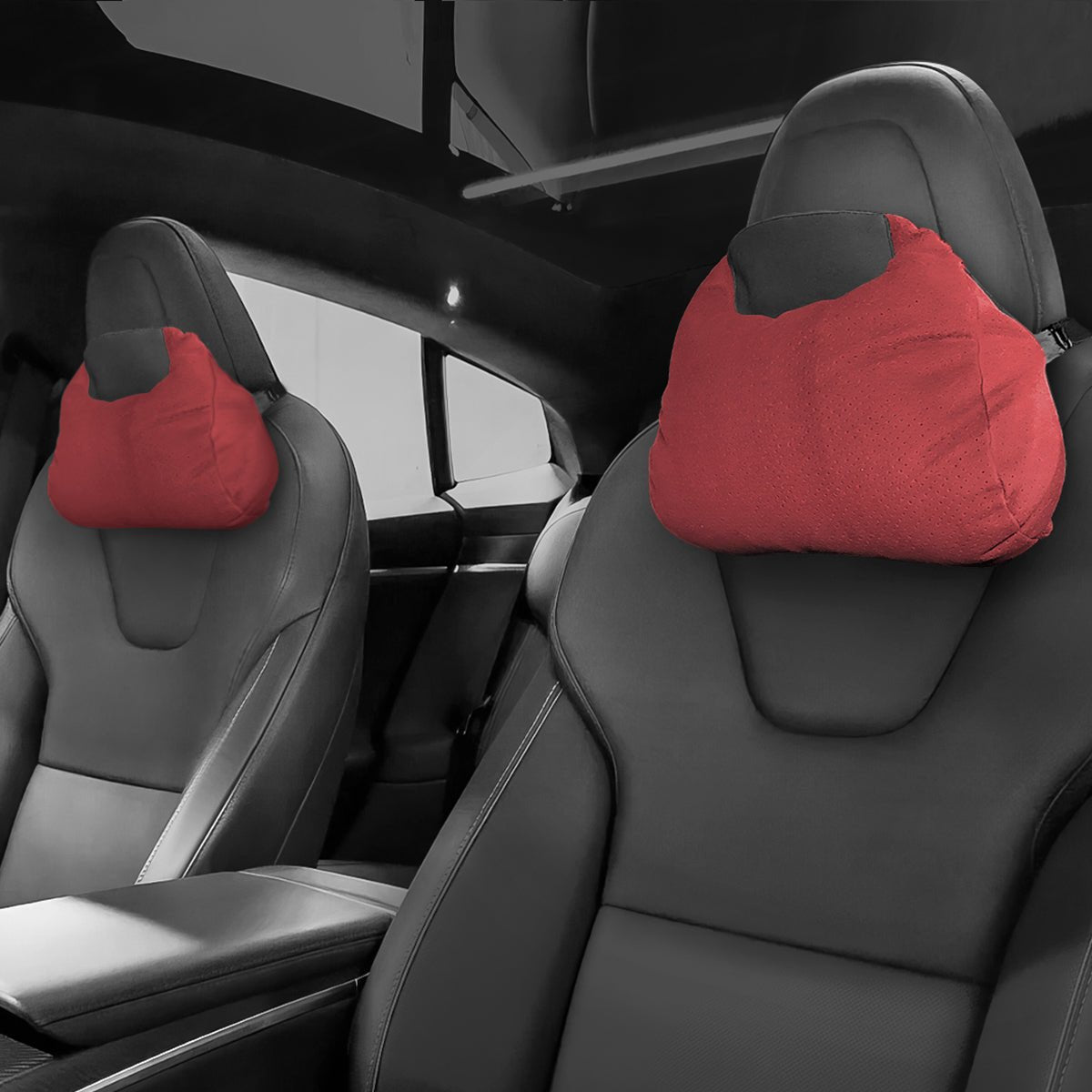 Alcantara Neck Support Pillow for Tesla Model S/X - T-Launch