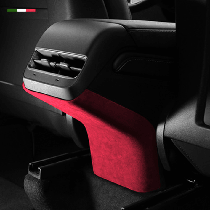 Alcantara Rear AC Vent Cover and Rear Anti-kick Cover For Tesla Model 3/Y (2017-2023) - T-Launch