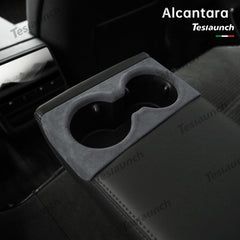 Alcantara Rear Seat Cup Cover For 2024+ Model 3 Highland - T-Launch