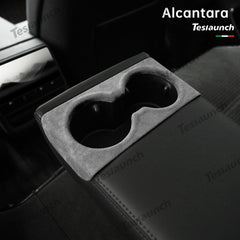 Alcantara Rear Seat Cup Cover For 2024+ Model 3 Highland - T-Launch