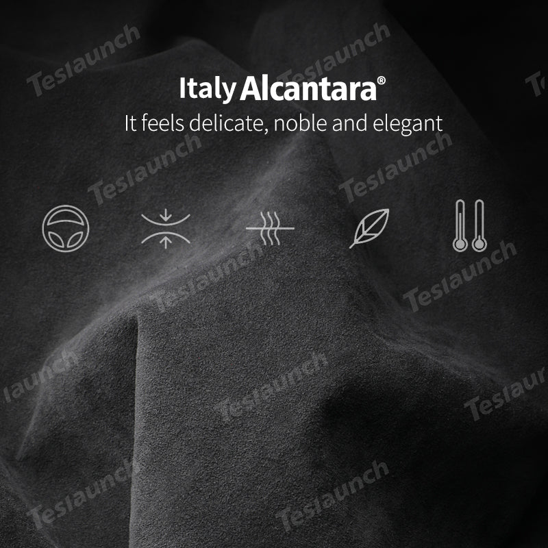 Alcantara Rear Seat Cup Cover Sticker For 2024+ Model 3 Highland - T-Launch