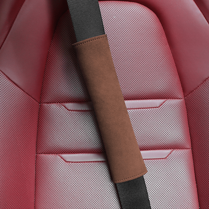 Alcantara Removable Seat Belt Cover for Model 3/Y/S/X/Cybertruck - T-Launch