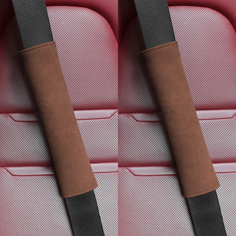 Alcantara Removable Seat Belt Cover for Model 3/Y/S/X/Cybertruck - T-Launch