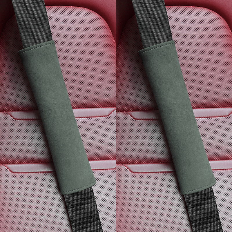 Alcantara Removable Seat Belt Cover for Model 3/Y/S/X/Cybertruck - T-Launch