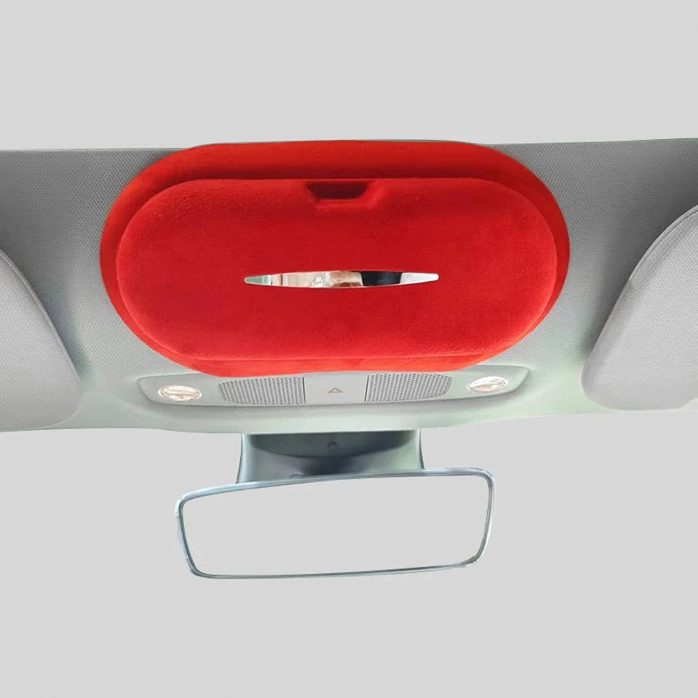Alcantara Sunglasses Storage Box for Tesla Model 3/Y （not fit for 2024+ Model 3 Highland） - T-Launch