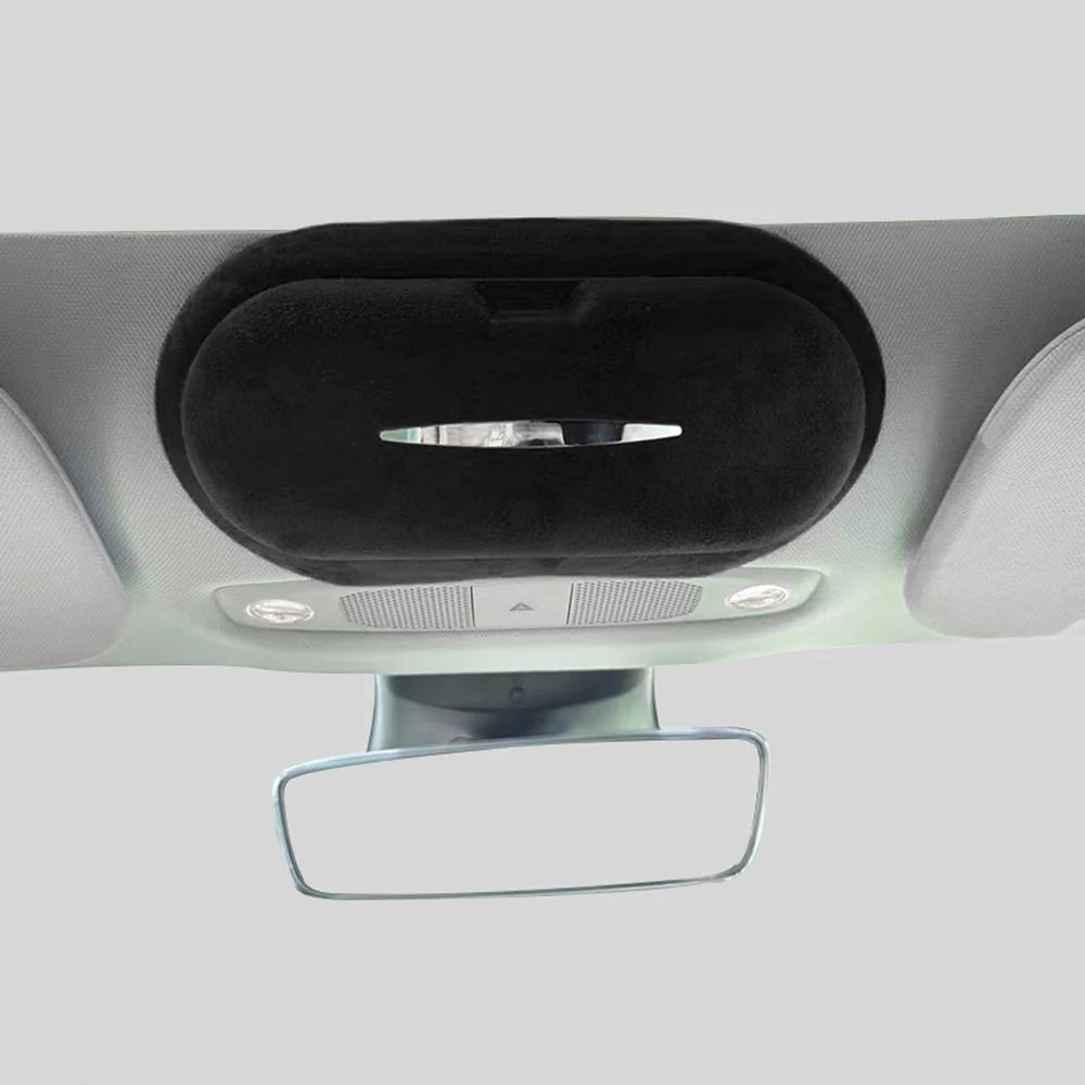 Alcantara Sunglasses Storage Box for Tesla Model 3/Y （not fit for 2024+ Model 3 Highland） - T-Launch