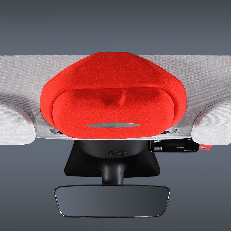 Alcantara Sunglasses Storage Box for Tesla Model 3/Y （not fit for 2024+ Model 3 Highland） - T-Launch