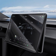 All-in-One Central Screen Tempered Glass & Frame Cover for Tesla Model 3/Y - T-Launch