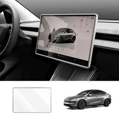 All-in-One Central Screen Tempered Glass & Frame Cover for Tesla Model Y Juniper 2025+ - T-Launch