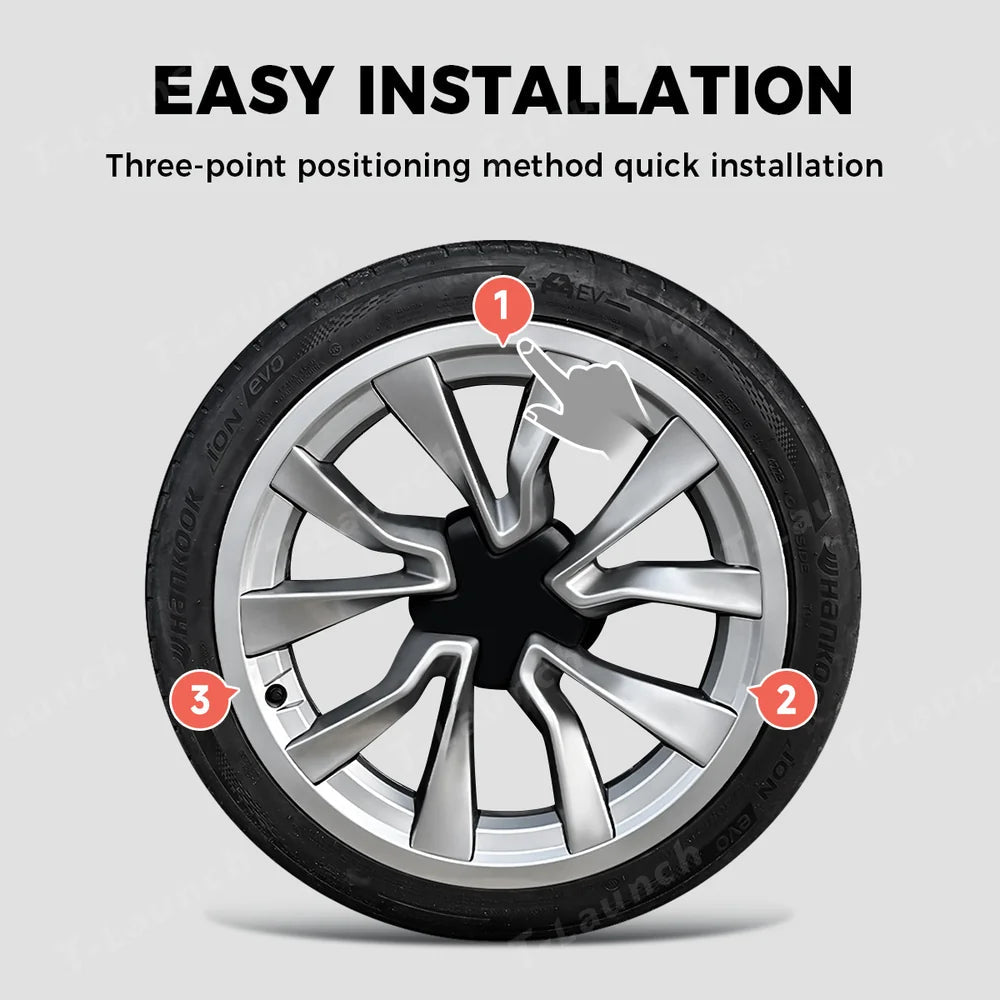 All-in-One Rim Protector for Tesla 2024+ Model 3 Highland 19" Nova Wheels - T-Launch