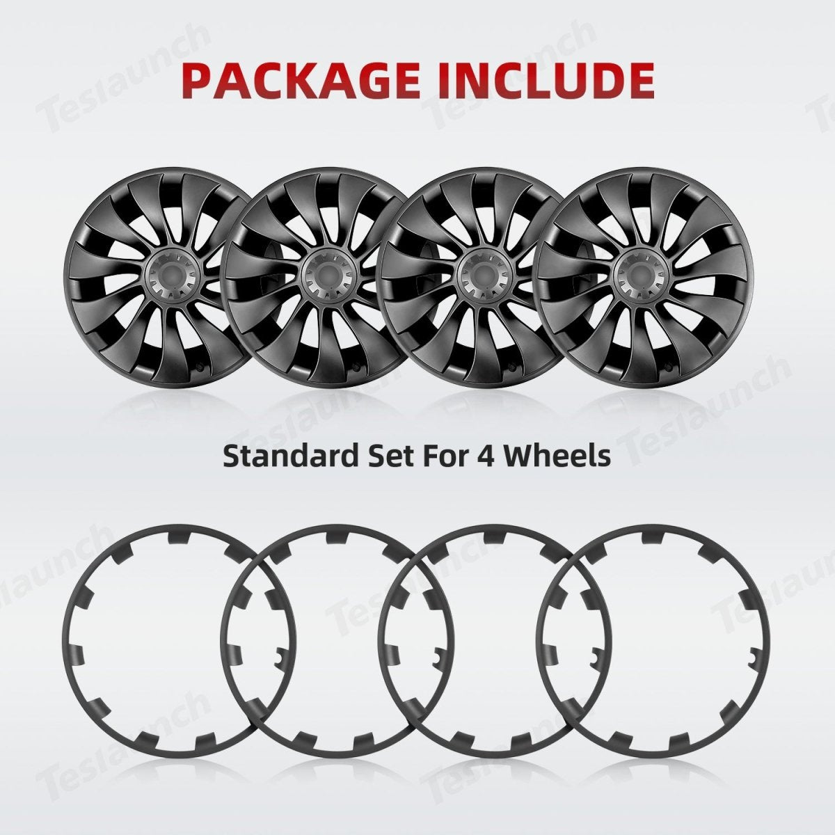 All-in-one Rim Protector for Tesla Model 3 Performance 20-inch Uberturbine Wheel - T-Launch