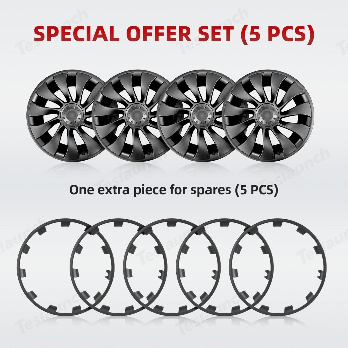 All-in-one Rim Protector for Tesla Model 3 Performance 20-inch Uberturbine Wheel - T-Launch