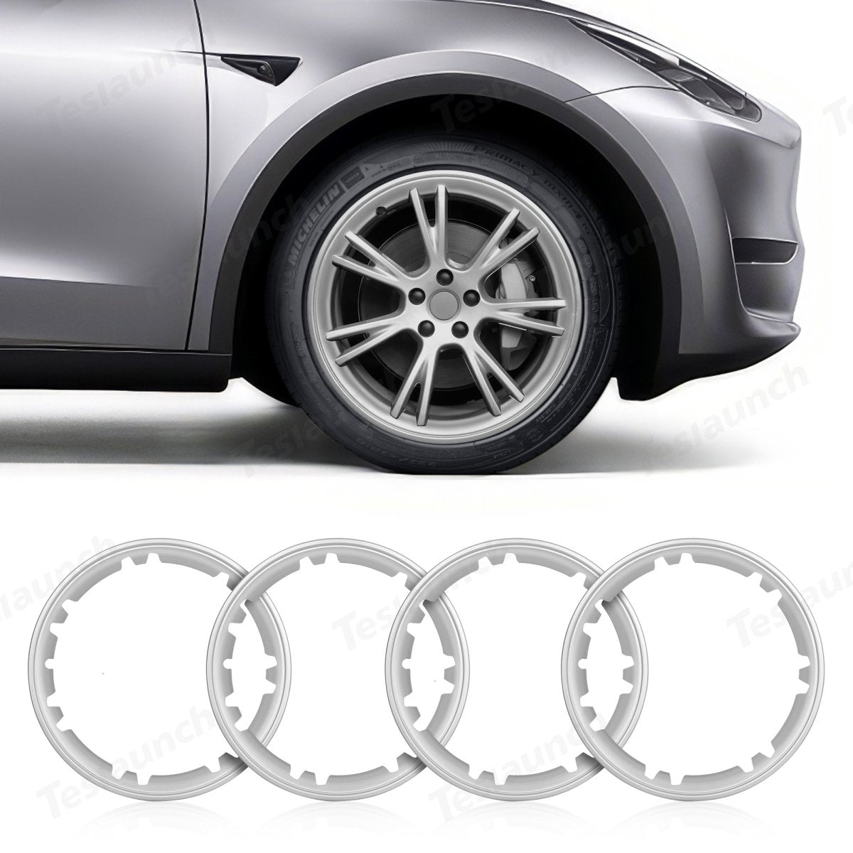All-in-one Rim Protector for Tesla Model Y 19-inch Gemini Wheel （Cannot be used with the original wheel cover） - T-Launch