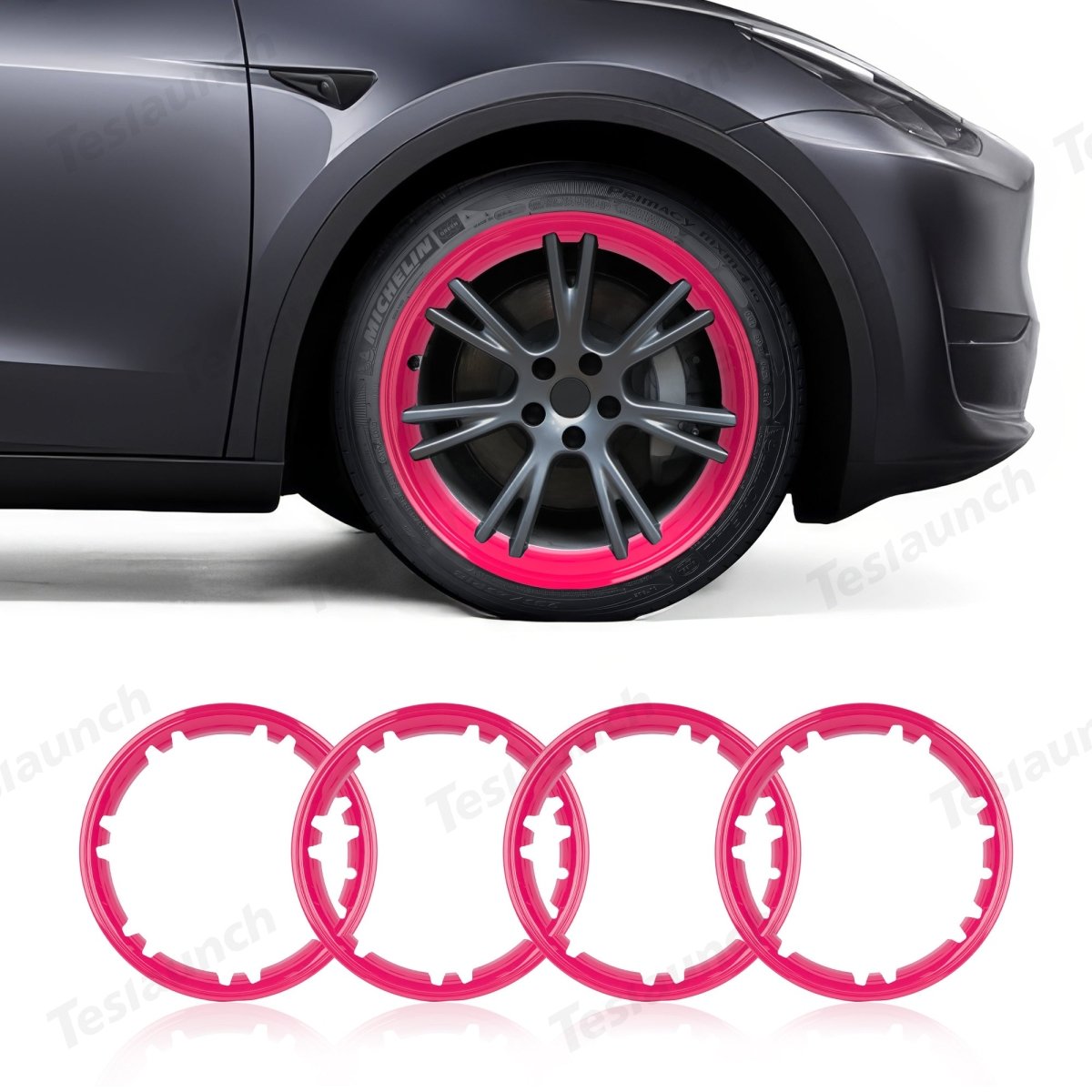 All-in-one Rim Protector for Tesla Model Y 19-inch Gemini Wheel （Cannot be used with the original wheel cover） - T-Launch