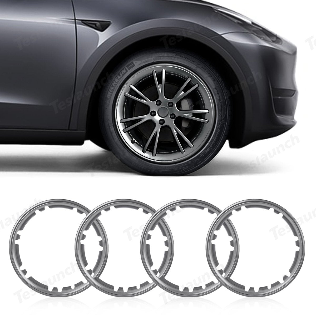 All-in-one Rim Protector for Tesla Model Y 19-inch Gemini Wheel （Cannot be used with the original wheel cover） - T-Launch