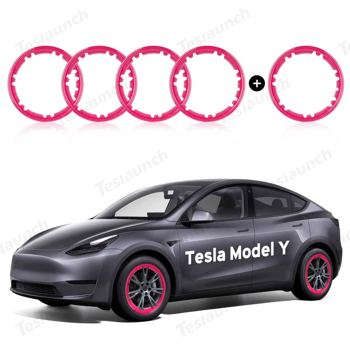 All-in-one Rim Protector for Tesla Model Y 19-inch Gemini Wheel （Cannot be used with the original wheel cover） - T-Launch