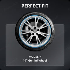 All-in-one Rim Protector for Tesla Model Y 19-inch Gemini Wheel （Cannot be used with the original wheel cover） - T-Launch