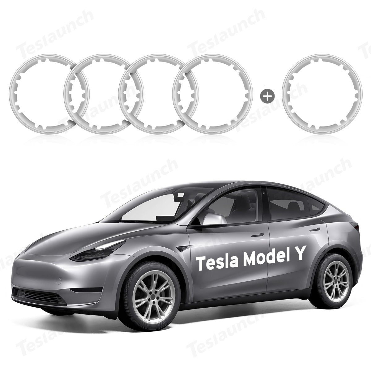 All-in-one Rim Protector for Tesla Model Y 19-inch Gemini Wheel （Cannot be used with the original wheel cover） - T-Launch