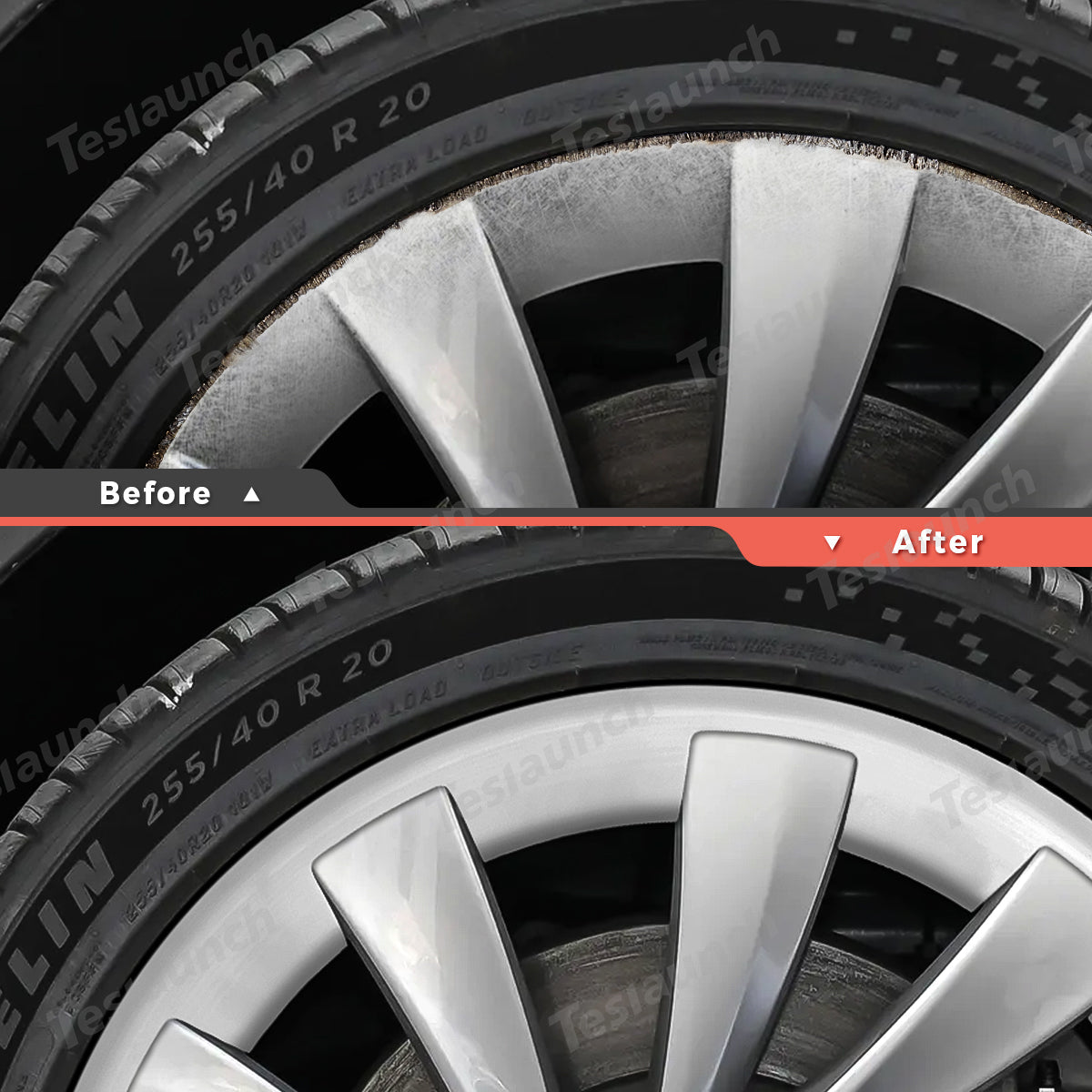 All-in-one Rim Protector for Tesla Model Y Juniper 20’’ Helix 2.0 Wheels - T-Launch