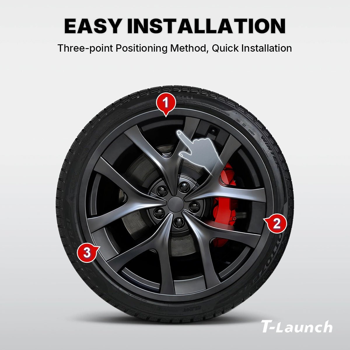 All-in-One Rim Protector for Tesla Model Y Juniper Performance 2025+ 21'' Arachnid 2.0 Wheels - T-Launch