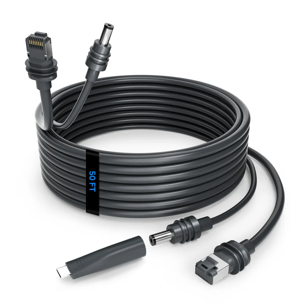 All-in-One Starlink Mini Ethernet & Power Cable - RJ45 & DC Connections - T-Launch