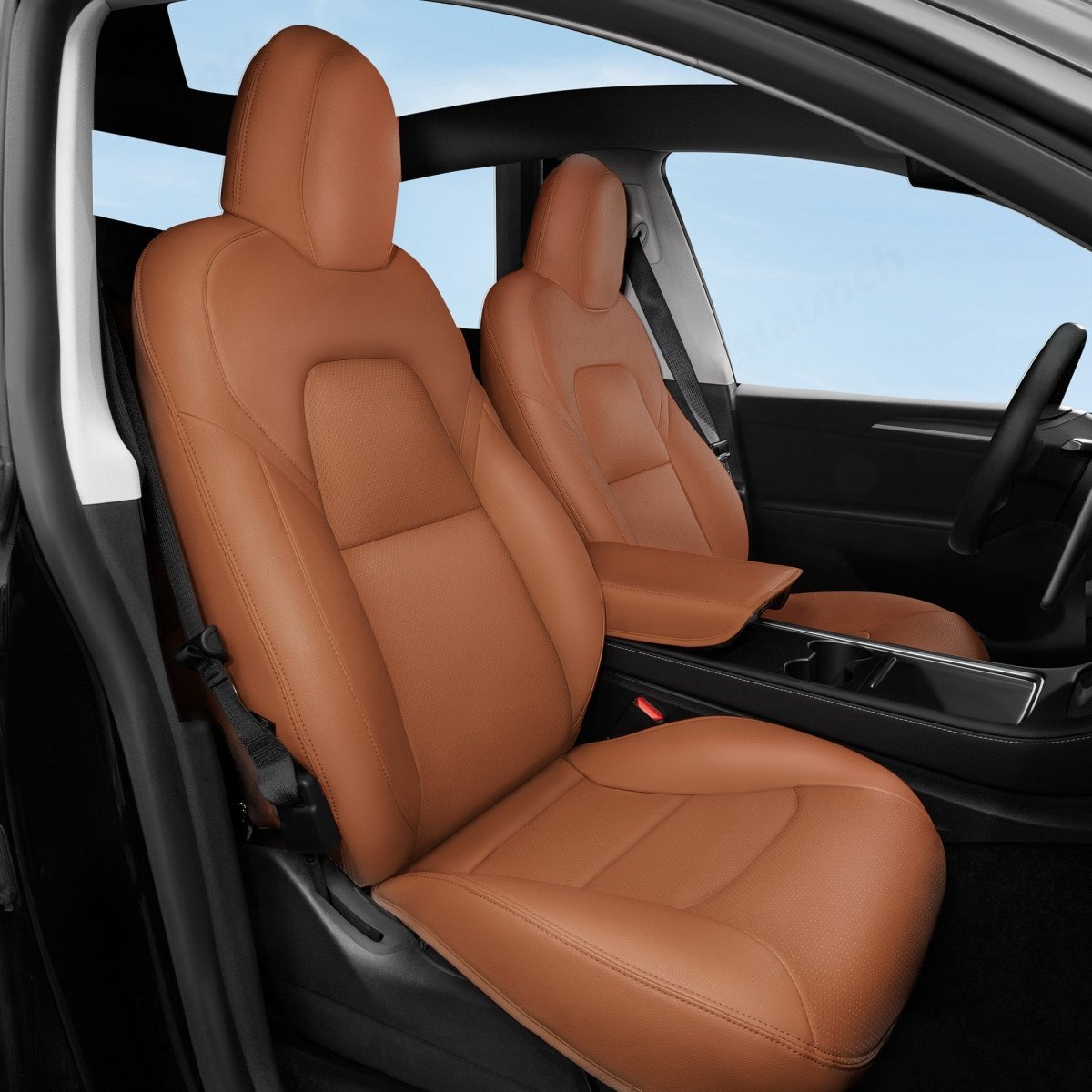 All-Inclusive 2012-2021 5 Seat Tesla Model S Seat Cover - T-Launch