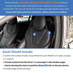 All-Inclusive 2015-2021 Model X Seat Cover for Tesla - T-Launch