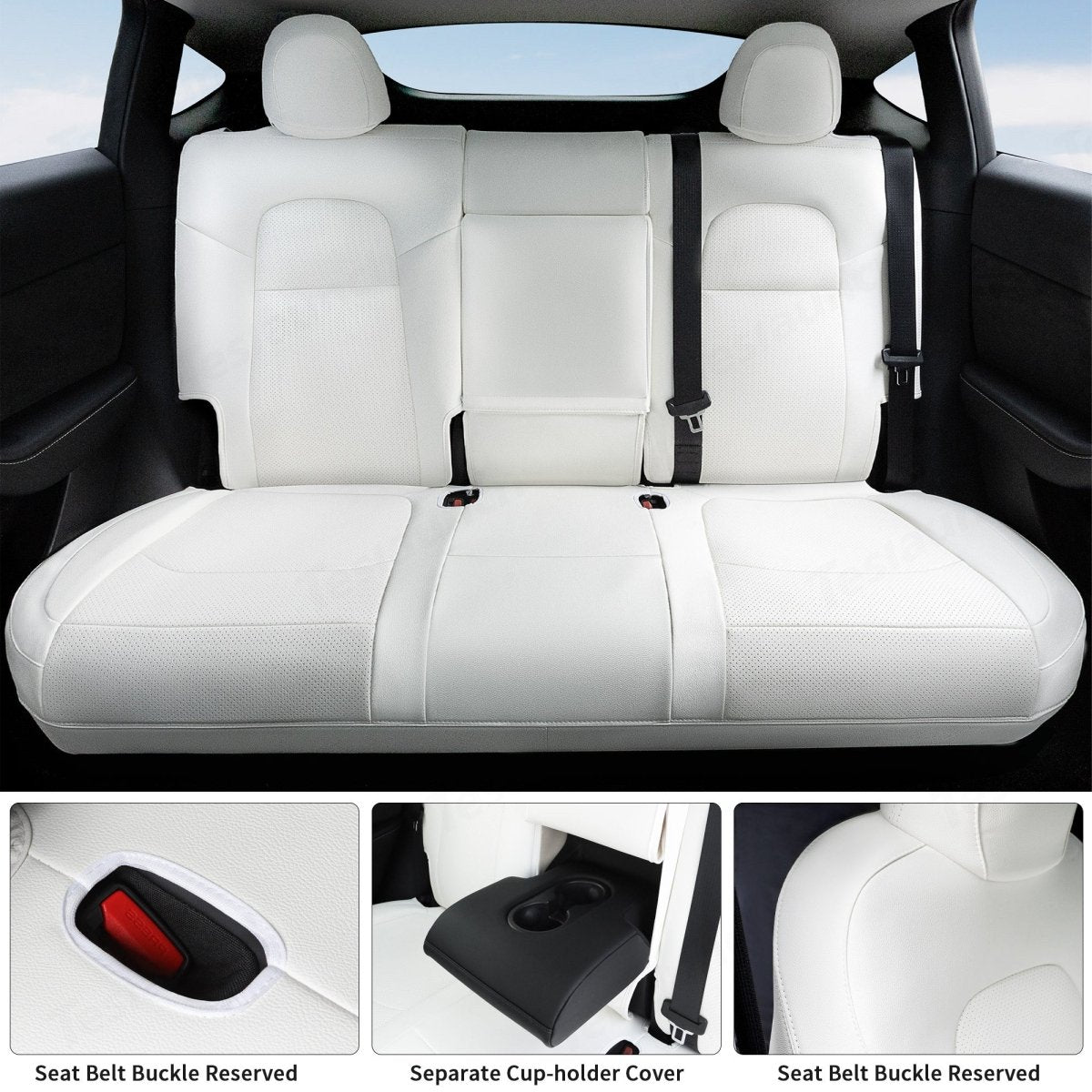 All-Inclusive 2018-2023 Model 3 Seat Cover for Tesla - T-Launch