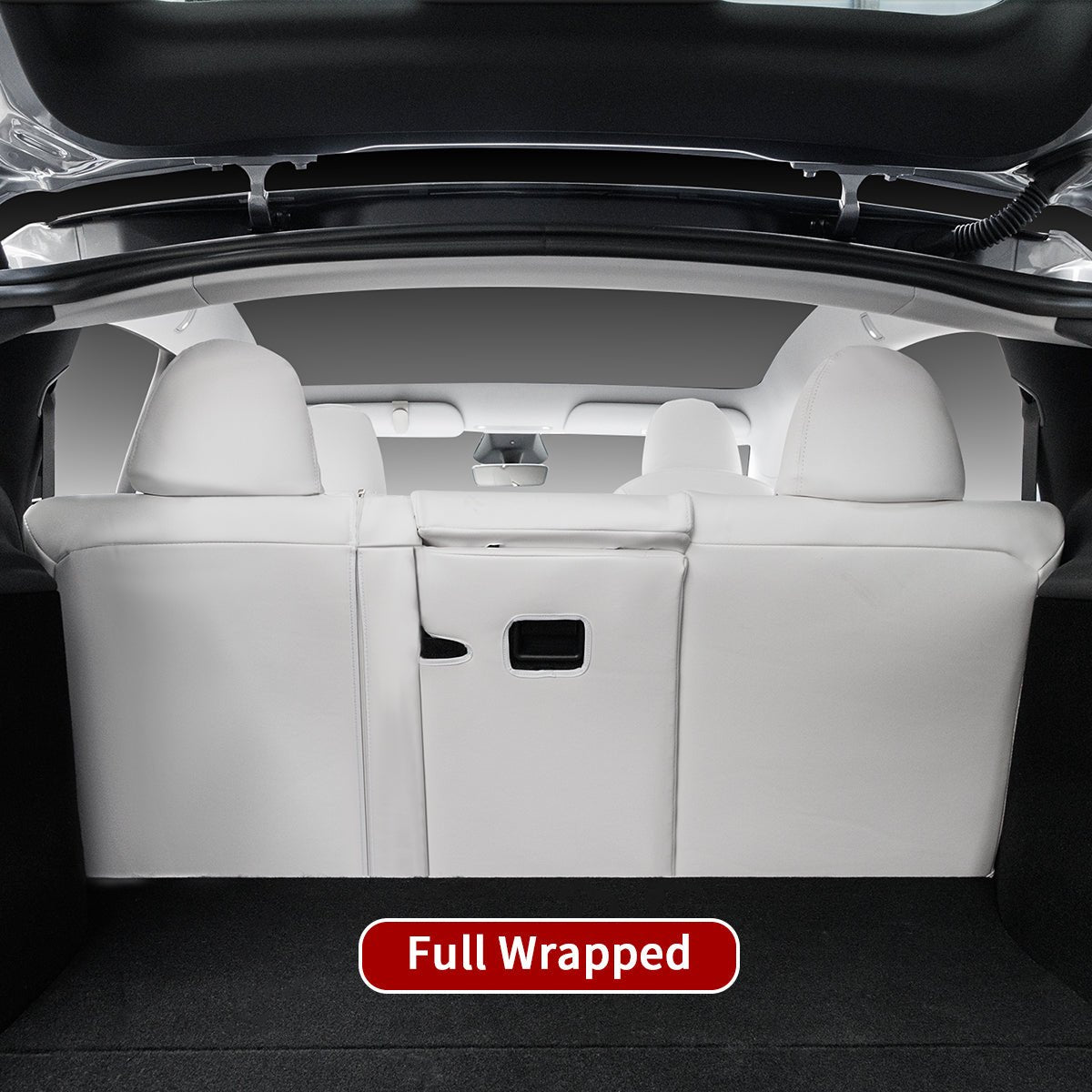 All-Inclusive Seat Cover for New Tesla Model Y Juniper Premium 2025+ (3-Lined Insignia With Launch Series Embroidery Logo) - T-Launch